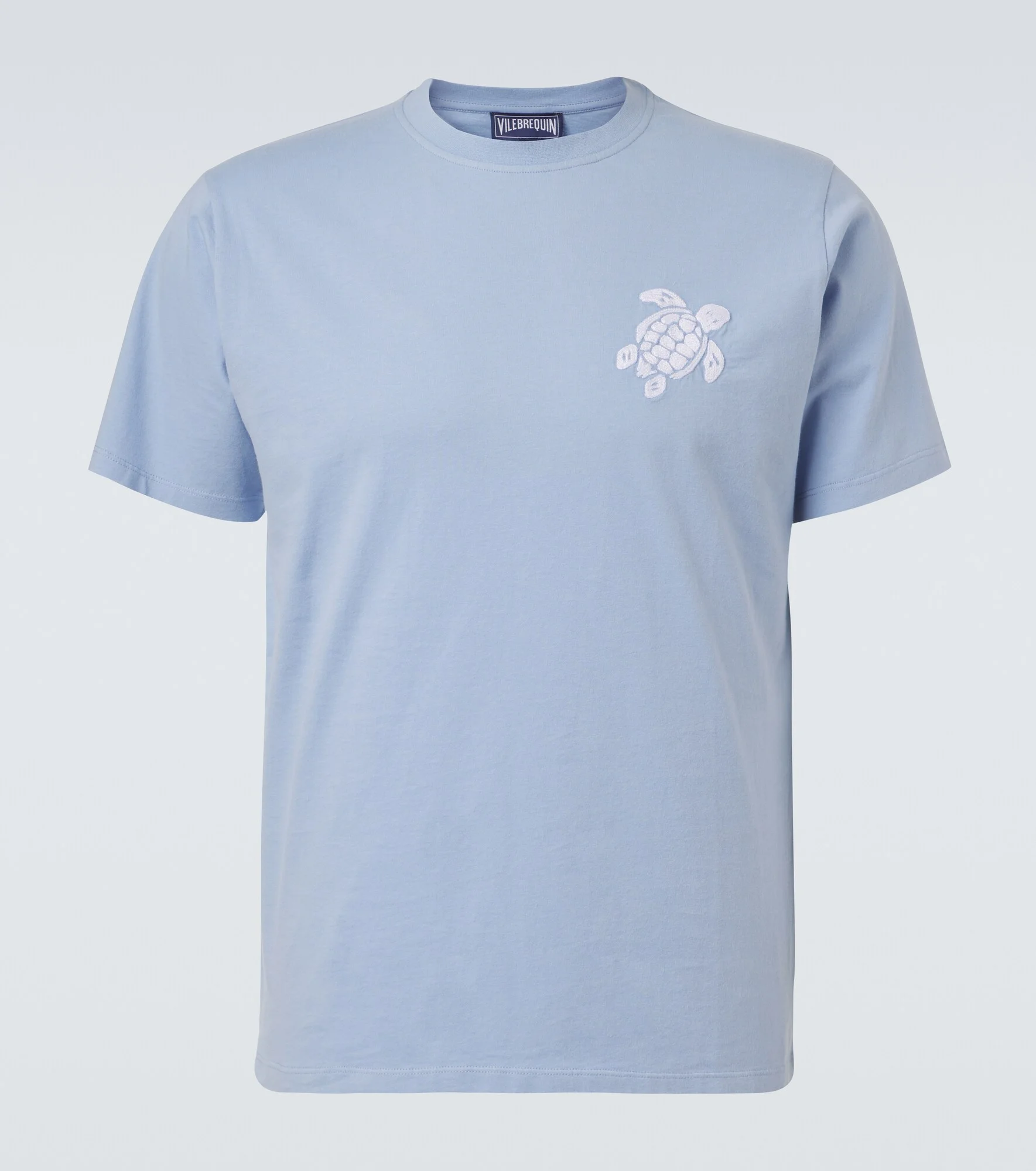 Embroidered cotton T-shirt - 1
