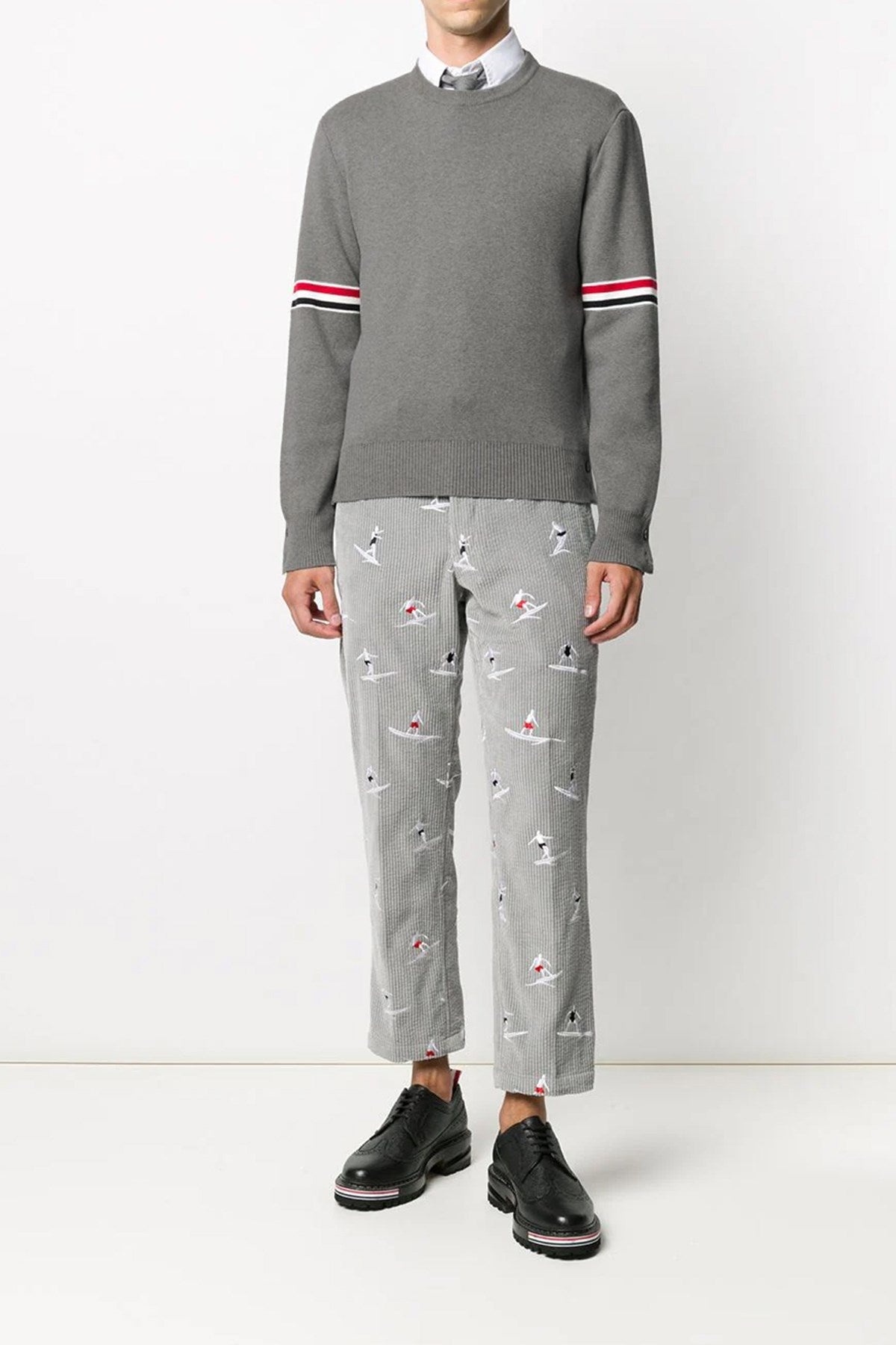 Thom Browne Men Classic Sweater - 2