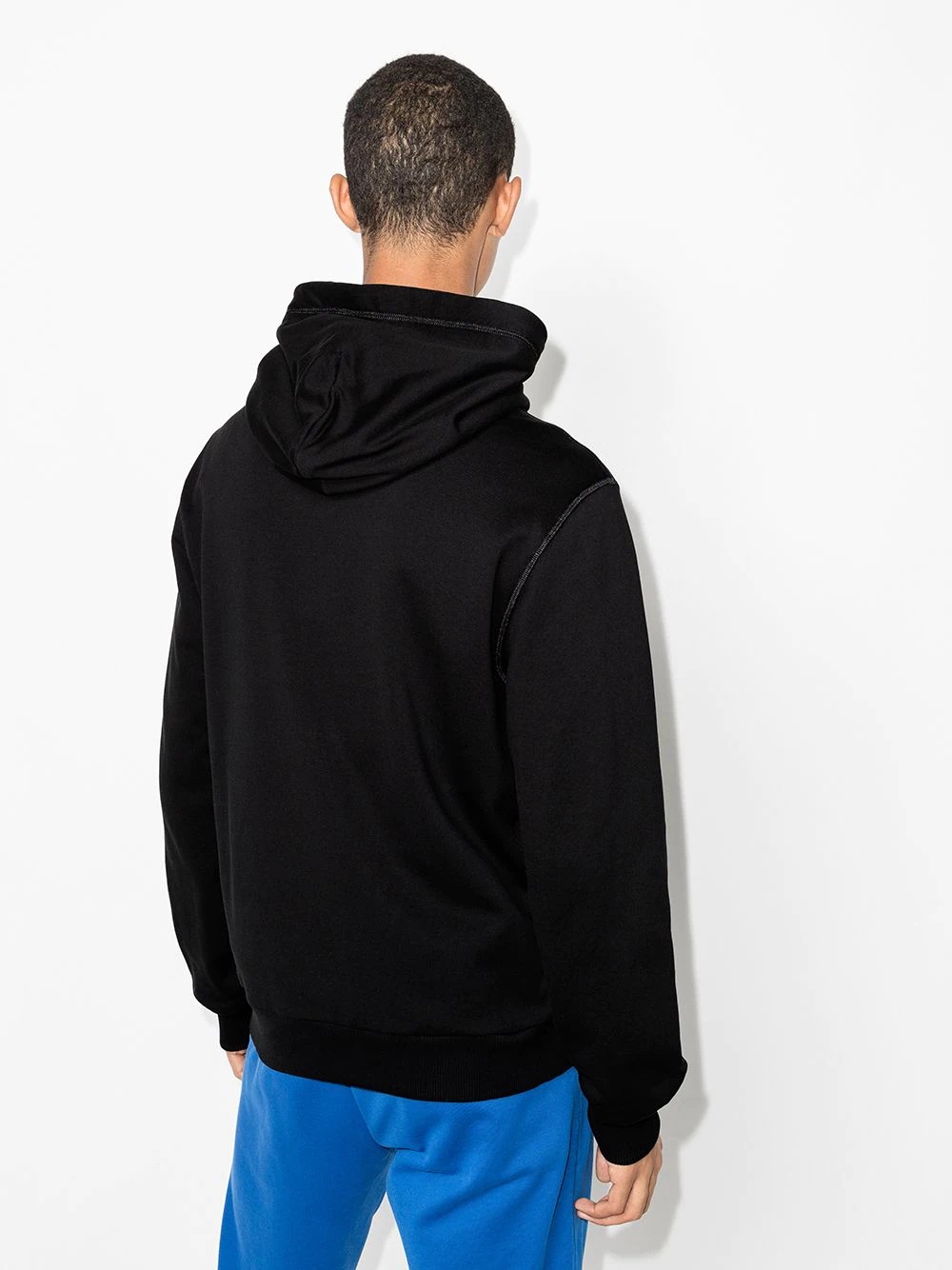 logo-tag zip-up hoodie - 3