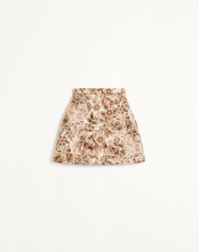 APRES L'HIVER MATELASSE' ROSE LUREX SKIRT 1