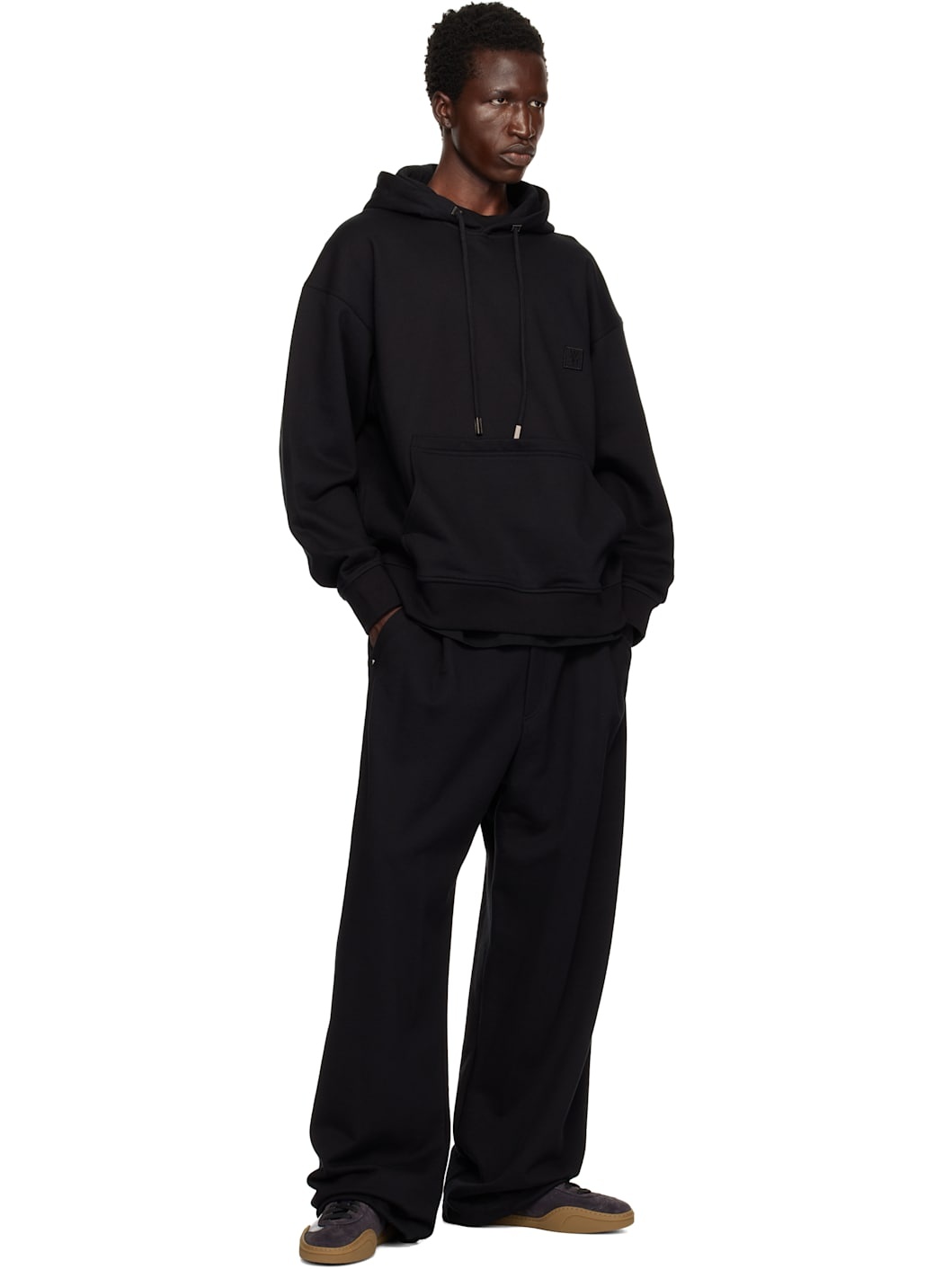 【Wooyoungmi】Swaying Flower Hoodie/2色 Wooyoungmi Black Swaying Flower Hoodie | REVERSIBLE