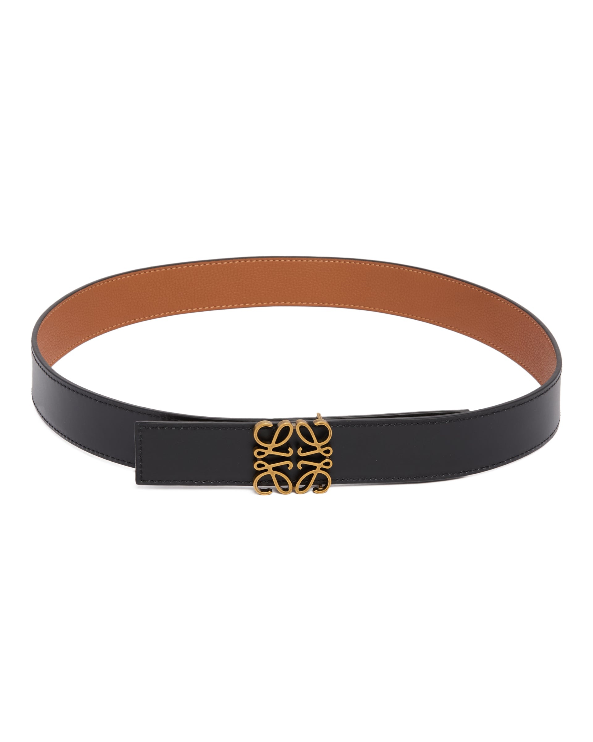 Anagram Reversible Leather Belt - 3