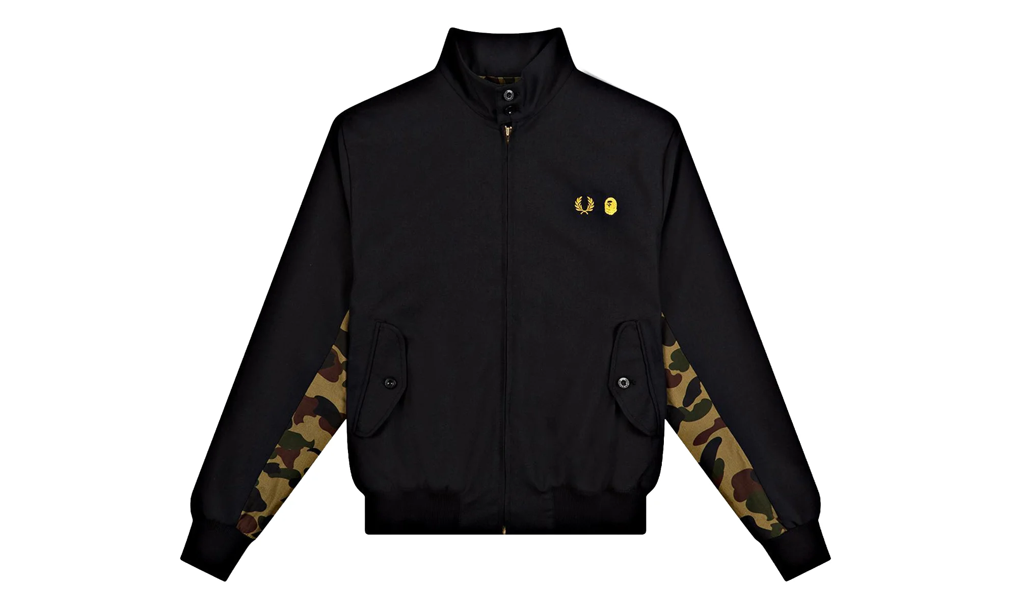 Bape X Fred Perry Harrington Jacket "Black" BAPE067 - 1