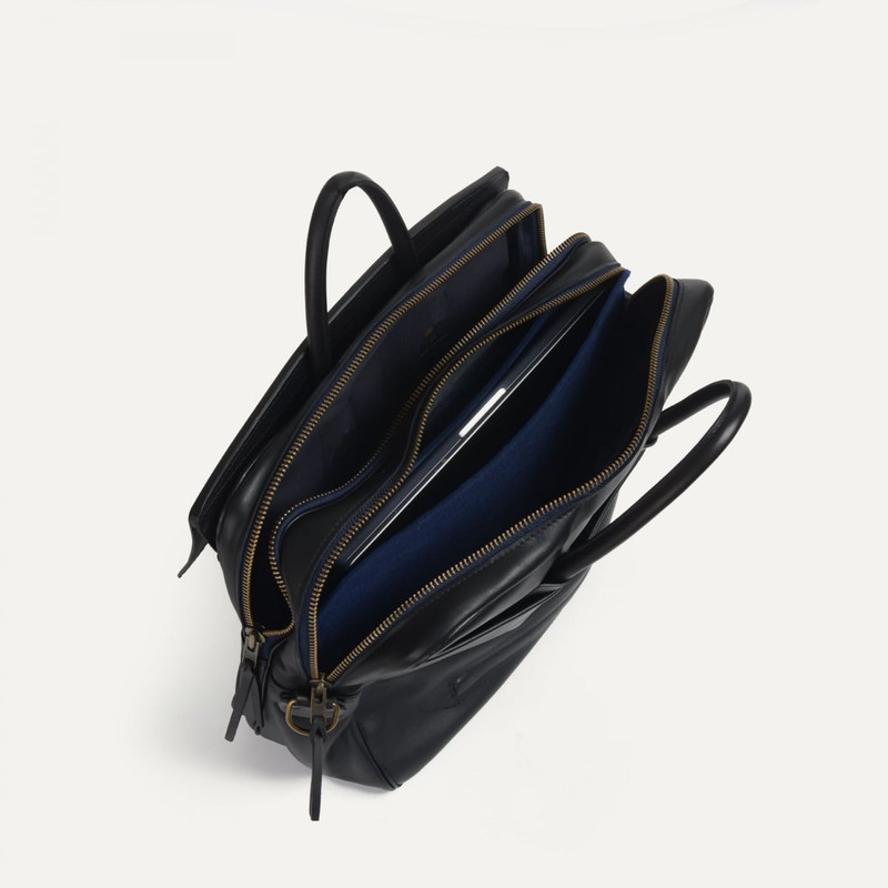 ZEPPO DUO LISCIO BUSINESS BAG - BLACK 6