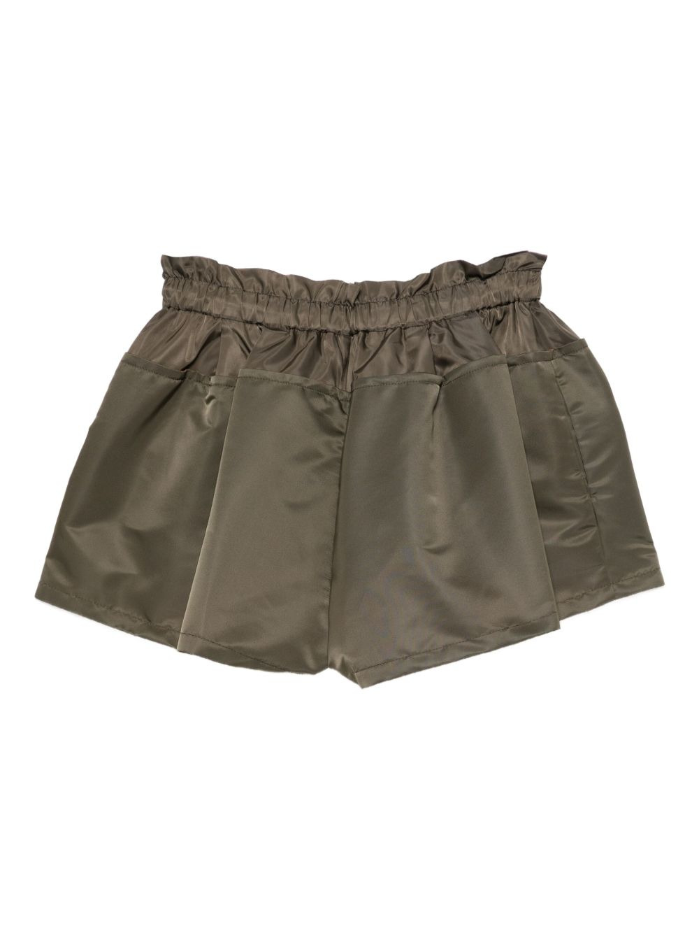 ruched-waist shorts - 2