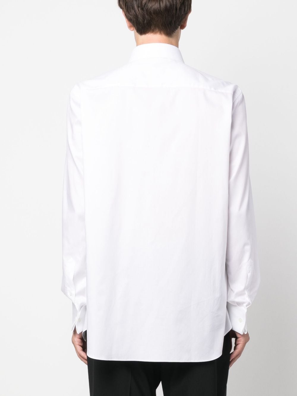 long-sleeved poplin shirt - 4