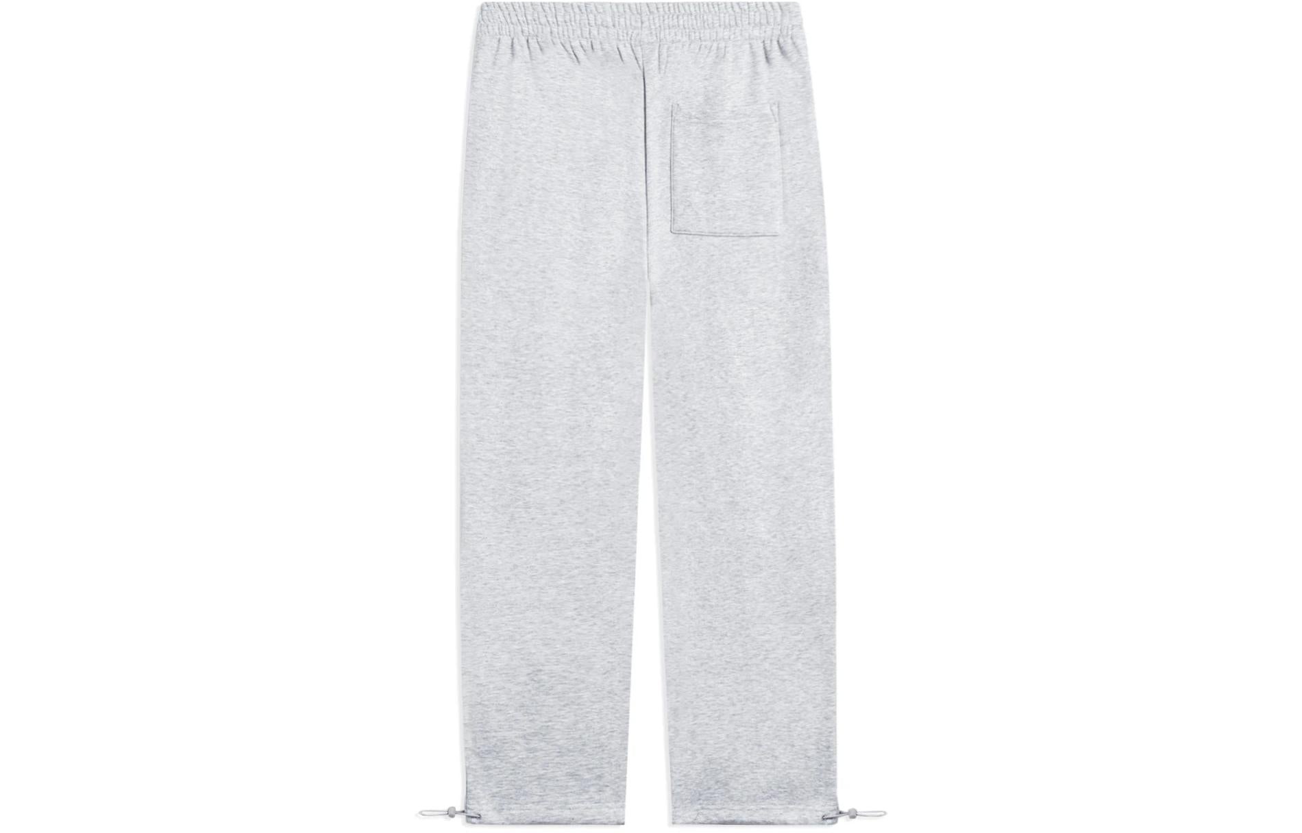 Li-Ning BadFive Logo Loose Fit Fleece Pants 'Grey' AKLSB91-1 - 2