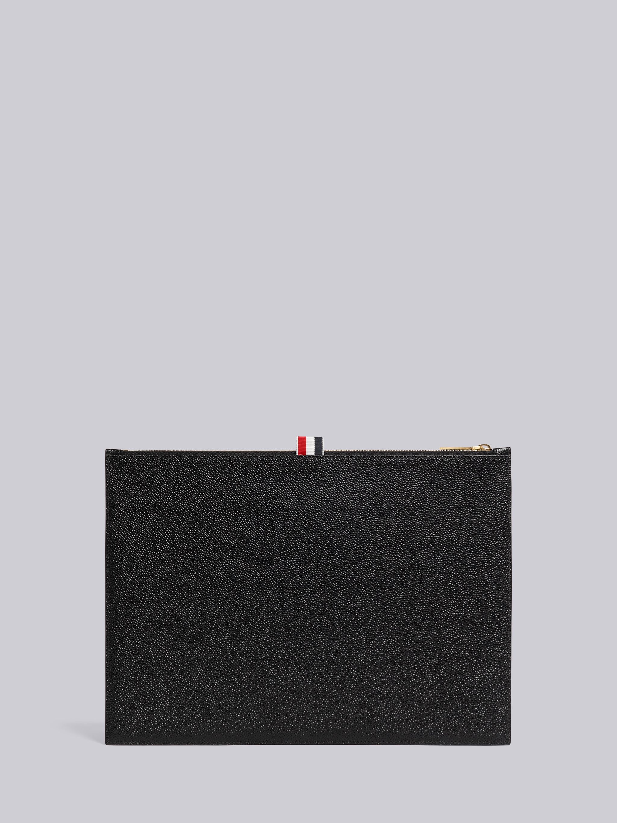 Pebble Grain Leather Lock Medium Document Holder - 3