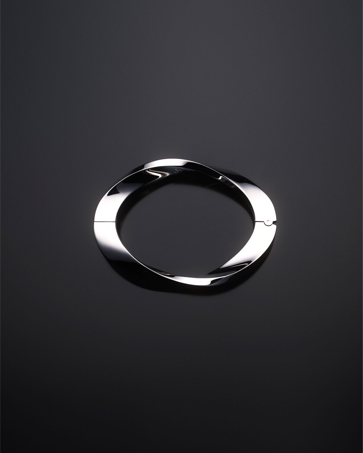 TWIST BRACELET IN 18K GREY GOLD - 1