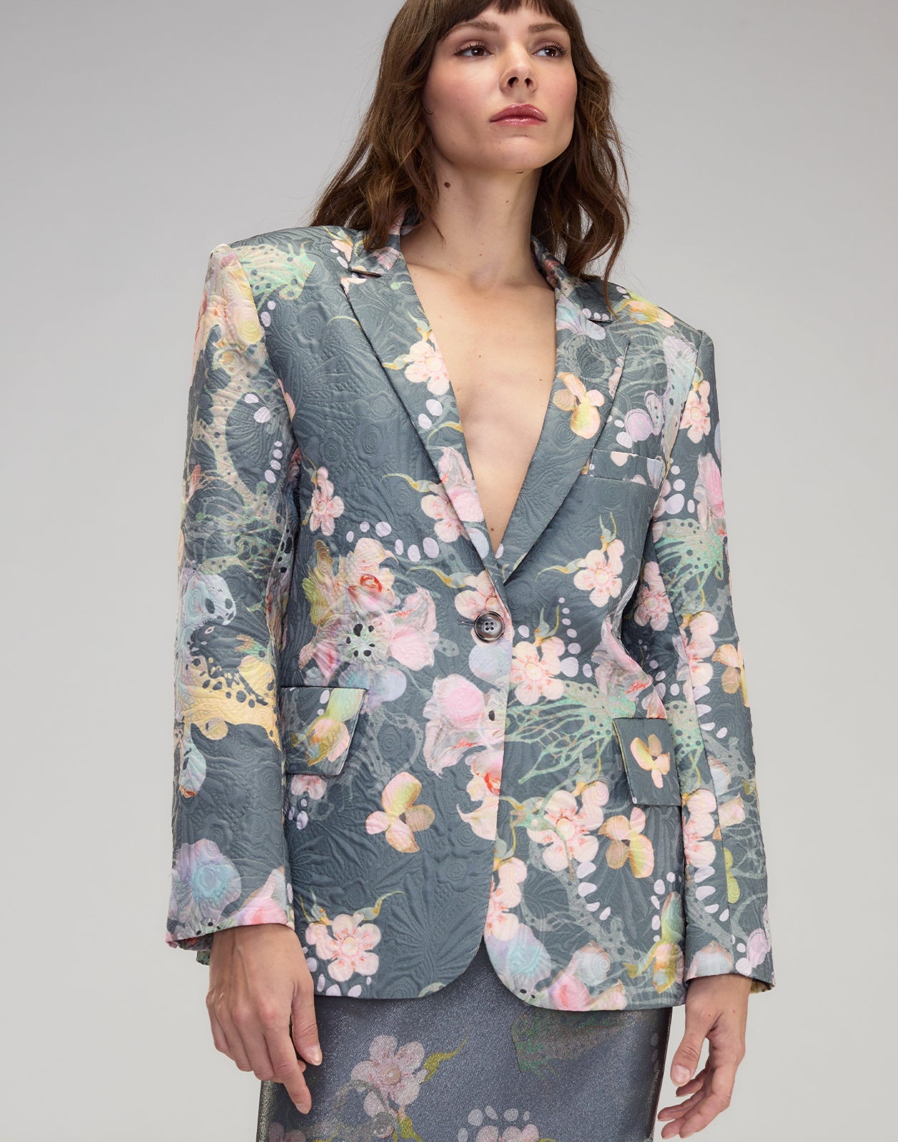 Claude Brocade Blazer - 5