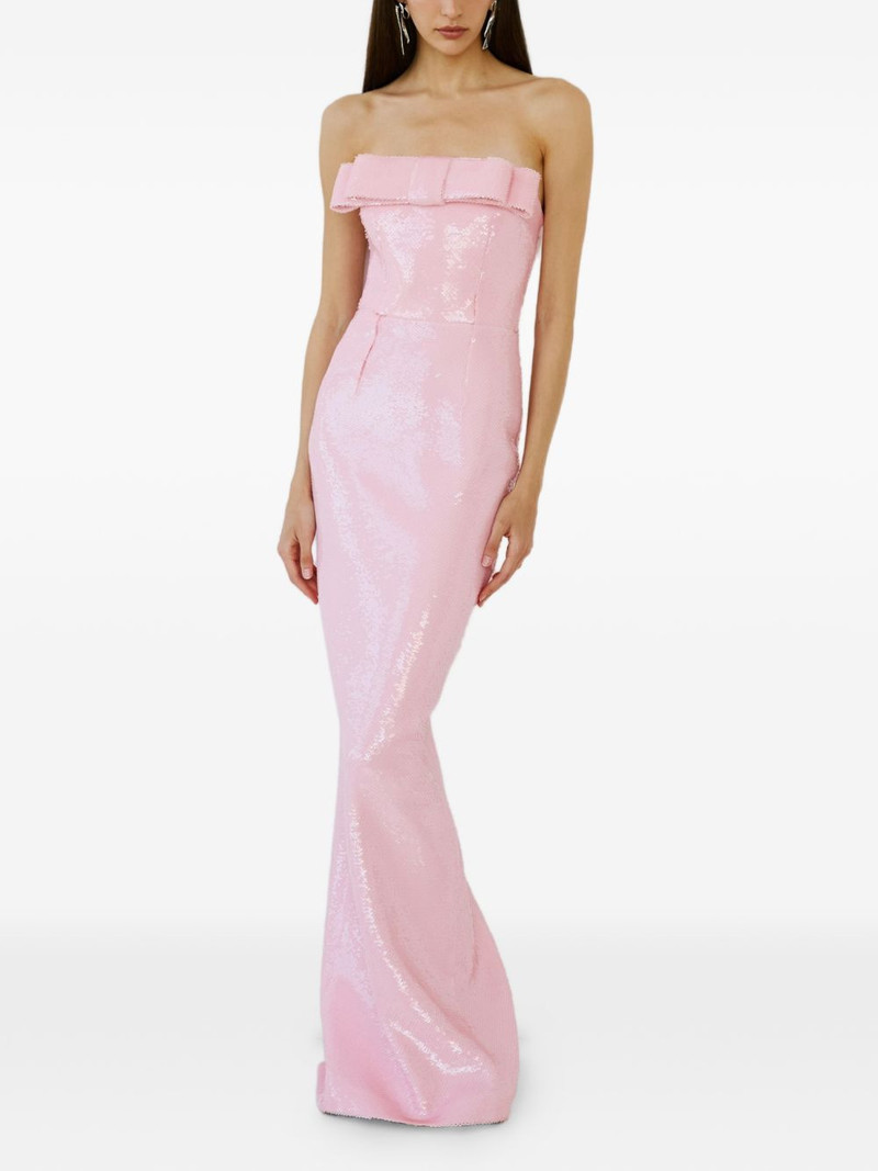 THE NEW ARRIVALS ILKYAZ OZEL Sisu sequin-embellishment maxi dress outlook