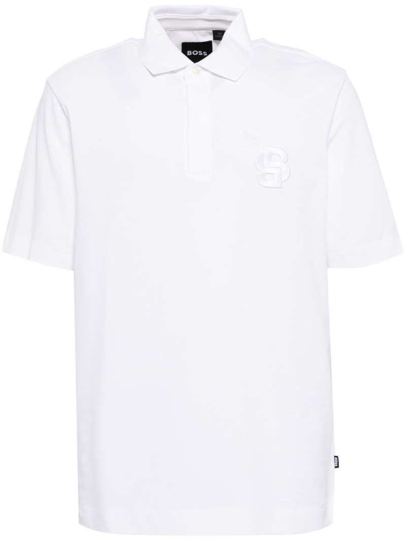 concealed placket polo shirt 1