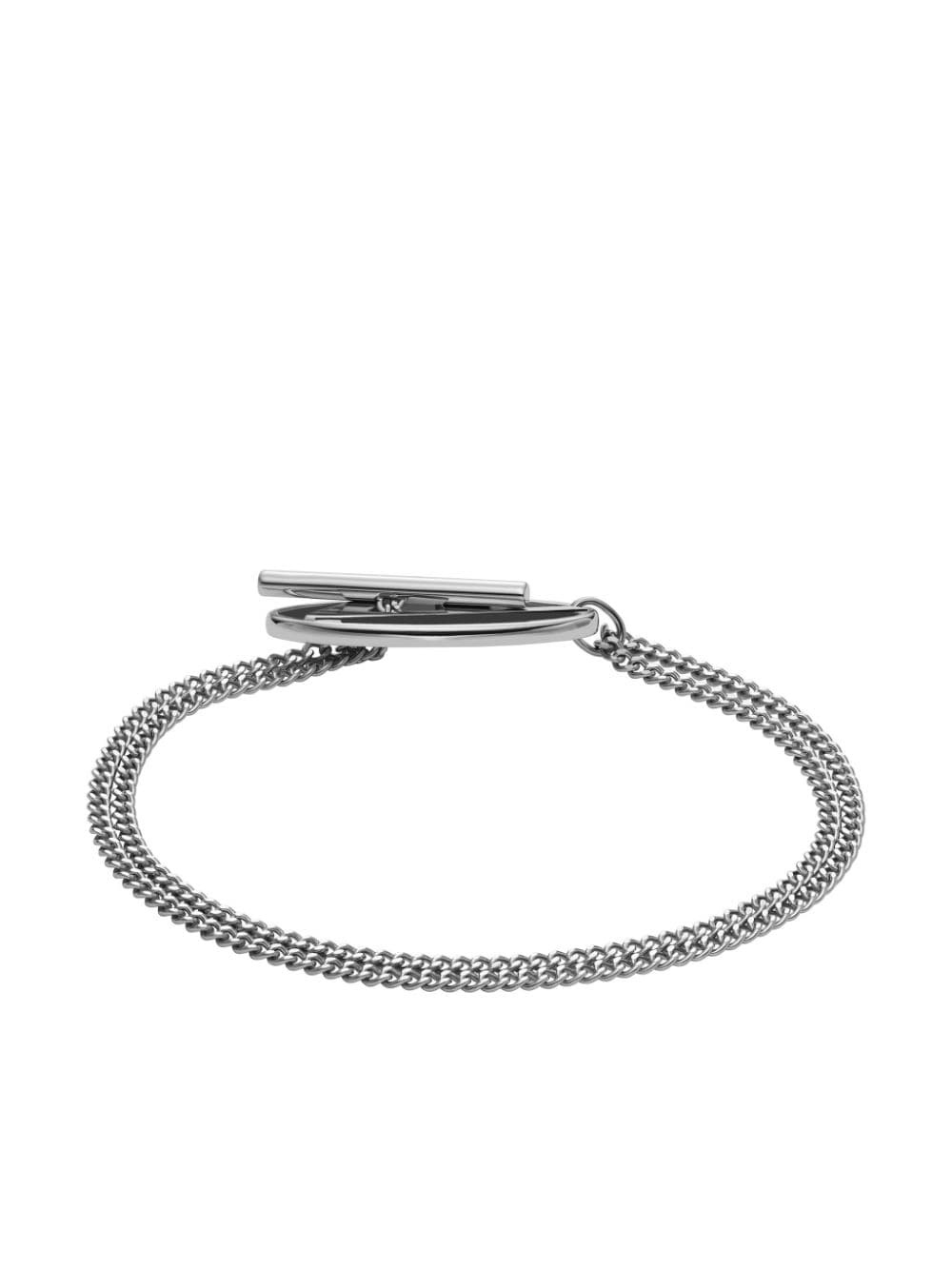 Oval D-plaque bracelet - 2