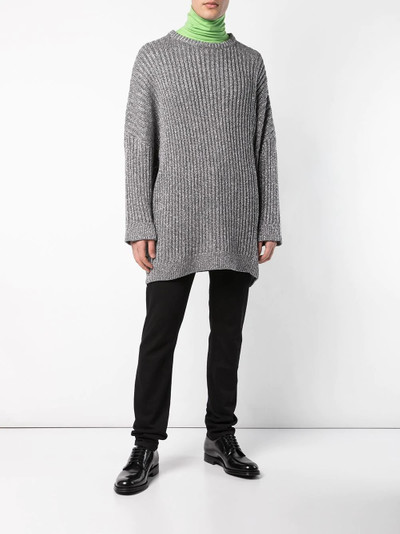 Raf Simons oversized jumper outlook