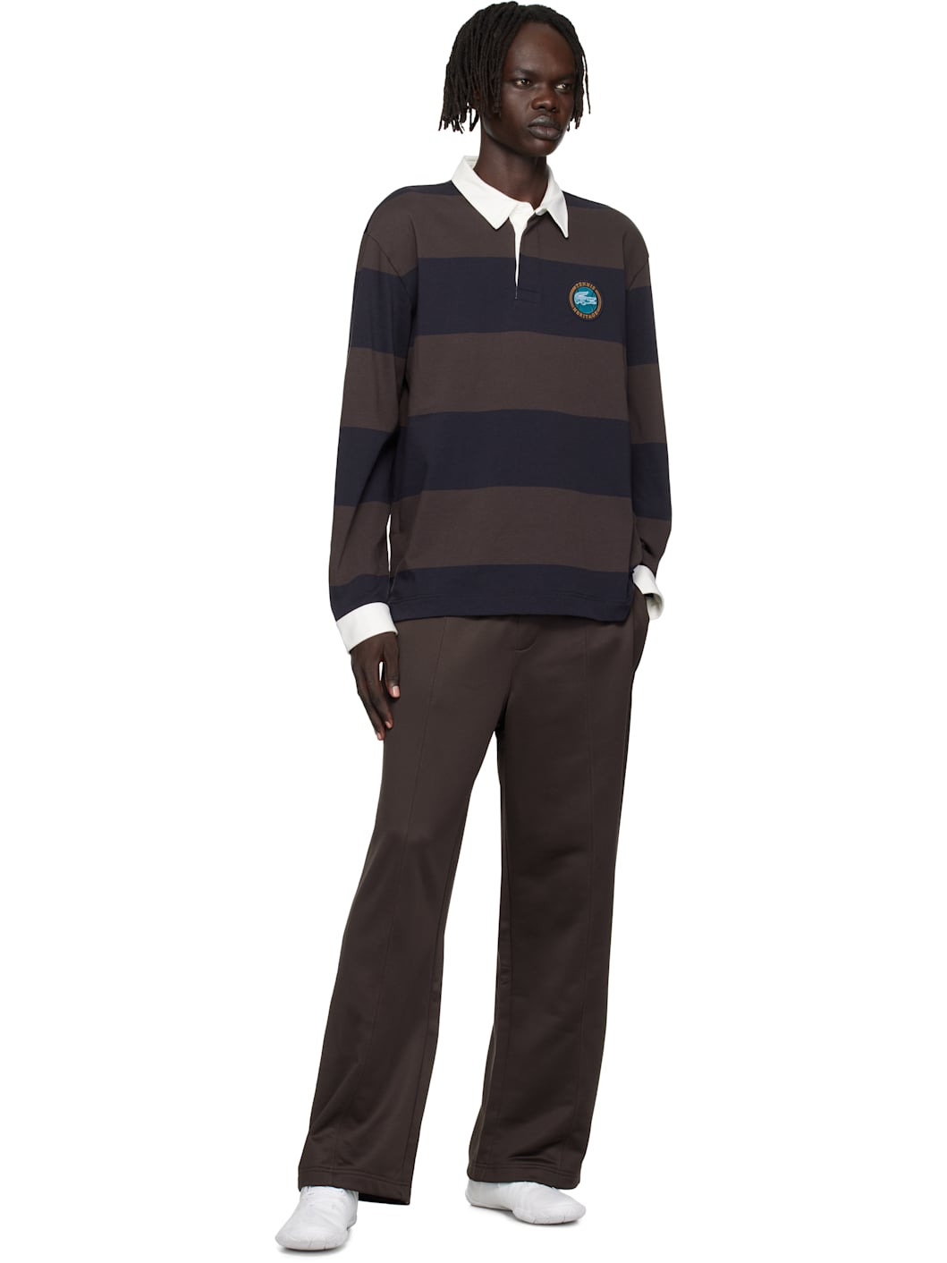 Brown Loose Fit Fleece Sweatpants - 4