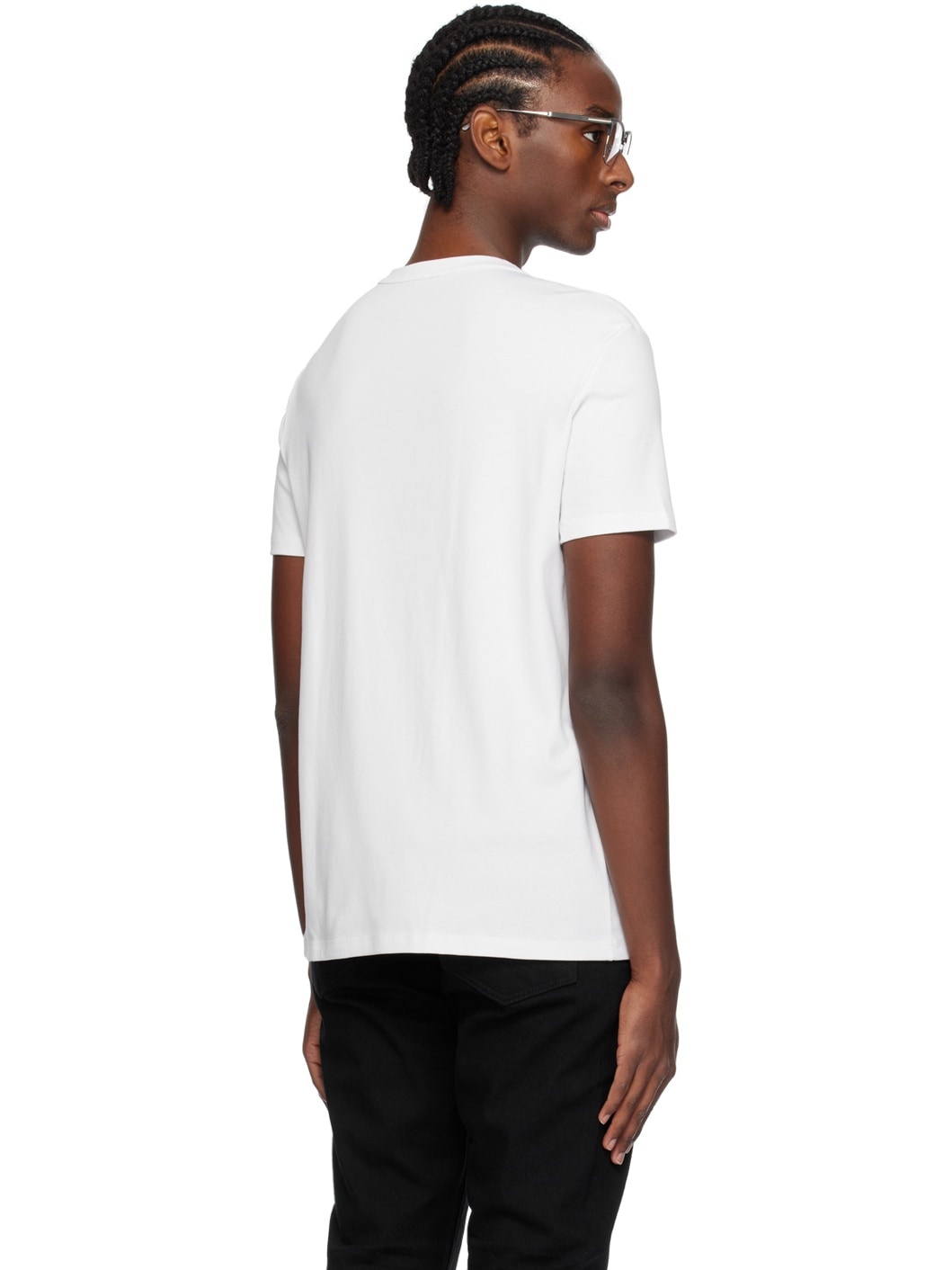 White Crewneck T-Shirt - 3