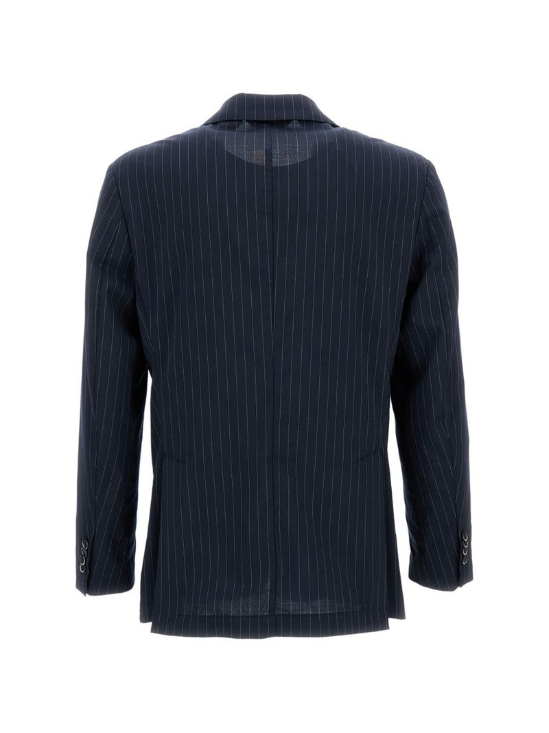 BARENA pinstripe patch pocket jacket outlook