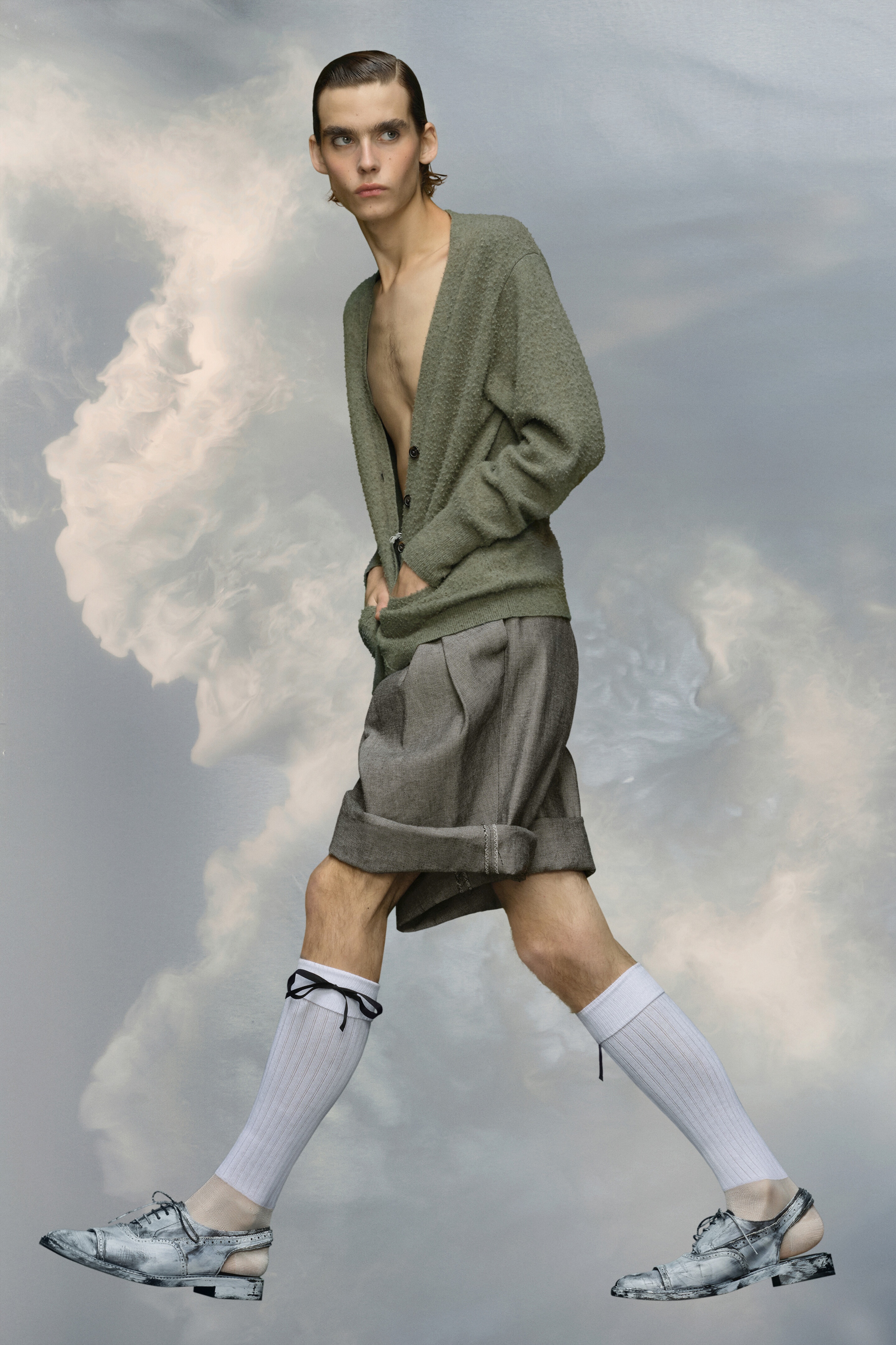 Cashmere knit cardigan - 3