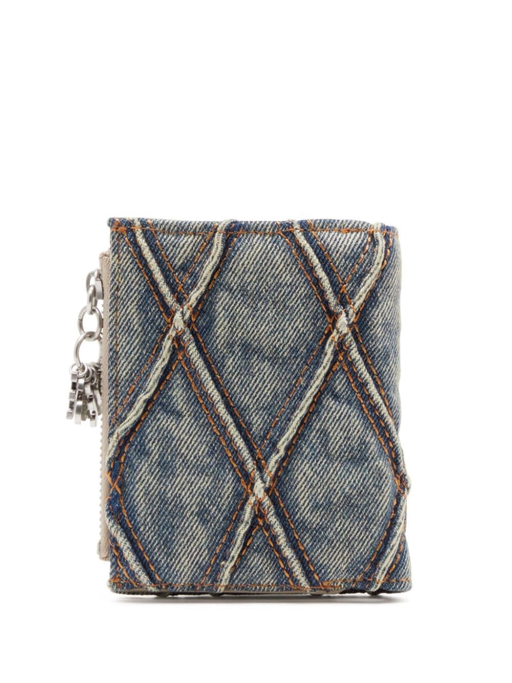 Charm D-BI Gold Zip II wallet - 2
