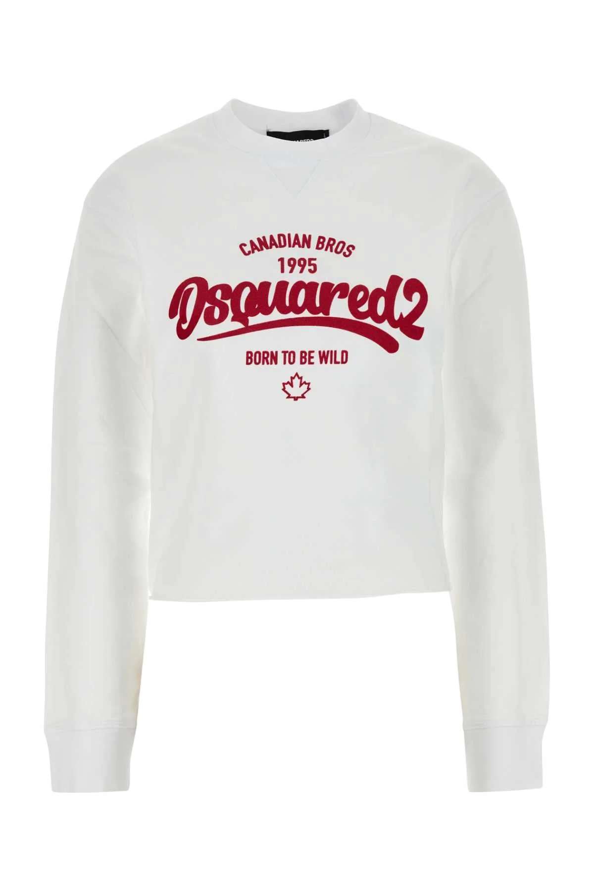 Dsquared Women White Cotton Sweatshirt - 1