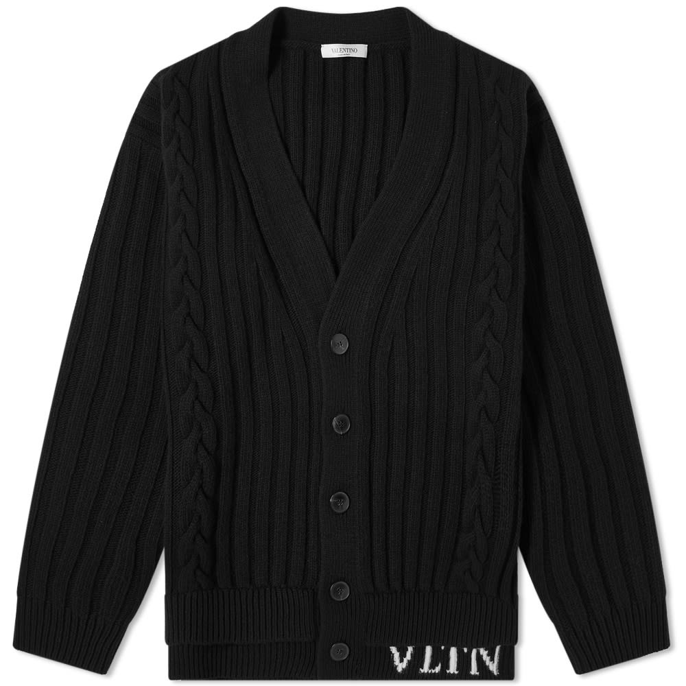 Valentino VLTN Logo Cardigan - 1