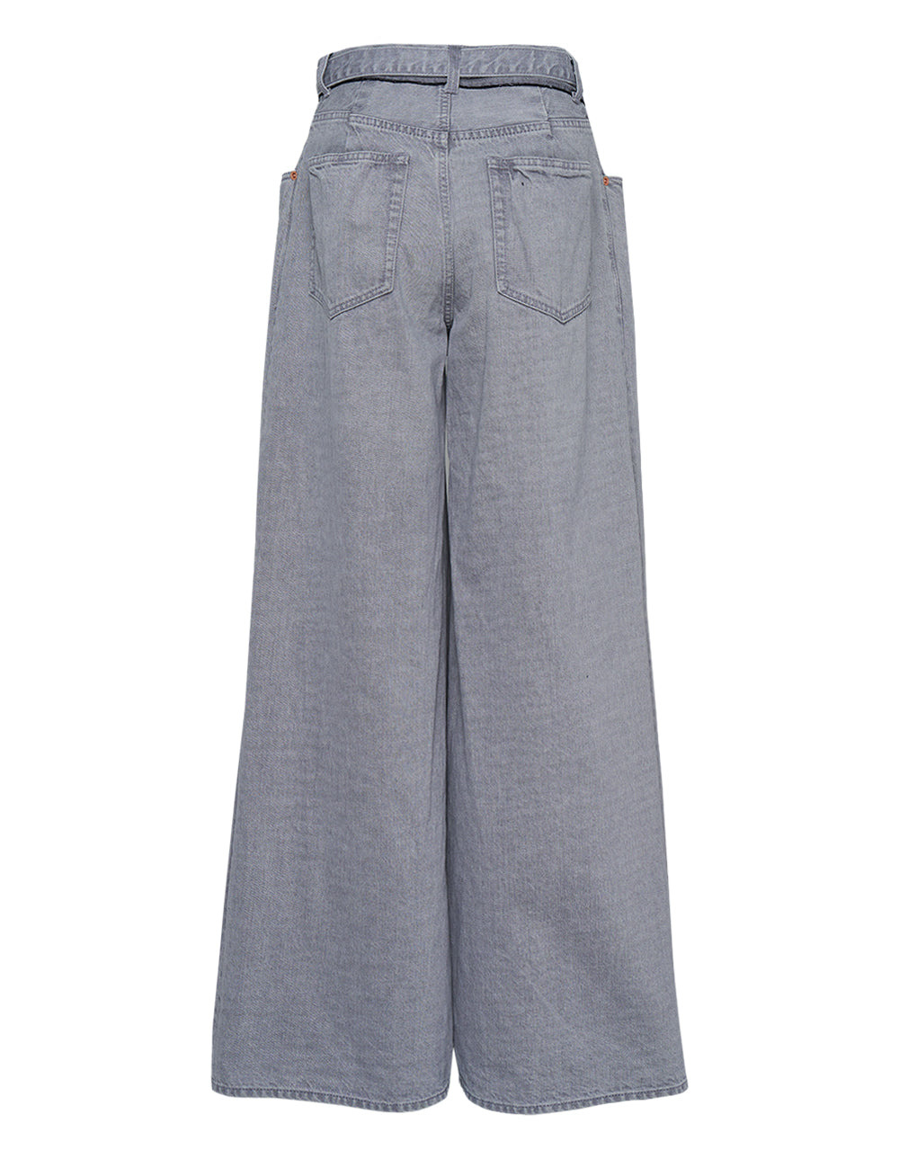 Wide Denim Pants - 6