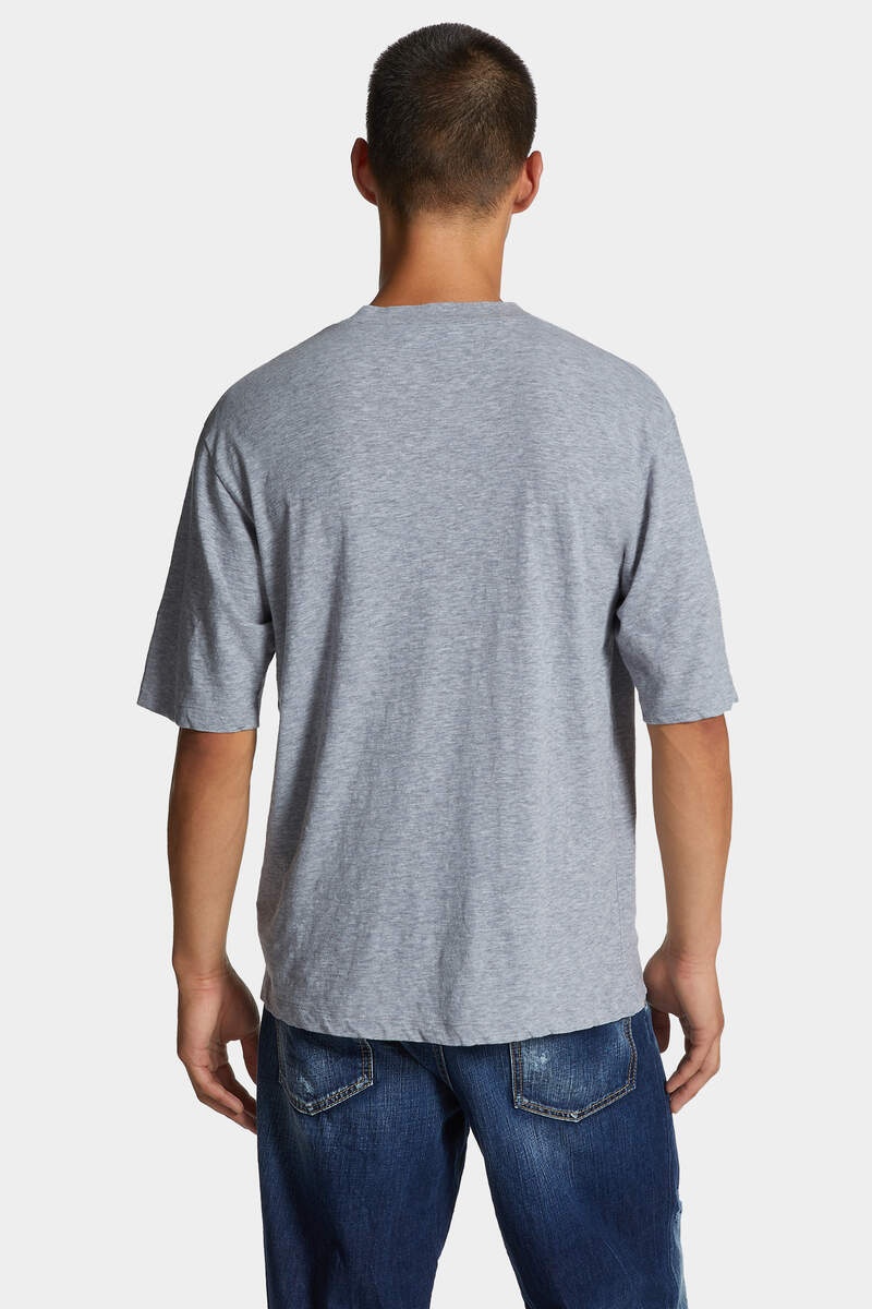 WASH LOOSE FIT D2 MILANO T-SHIRT - 4