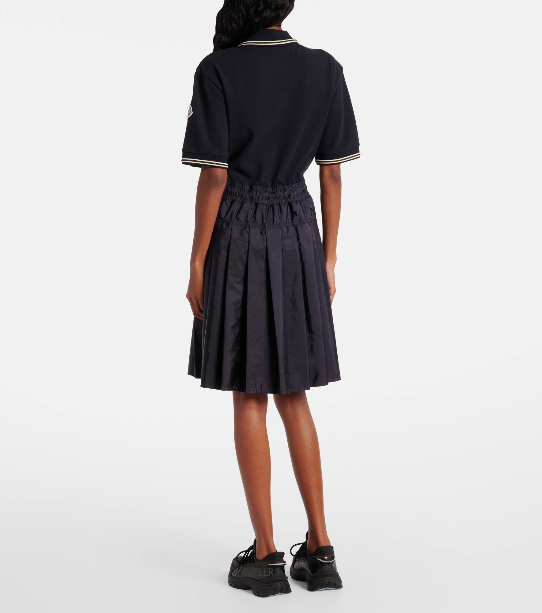 Technical cotton polo dress - 3