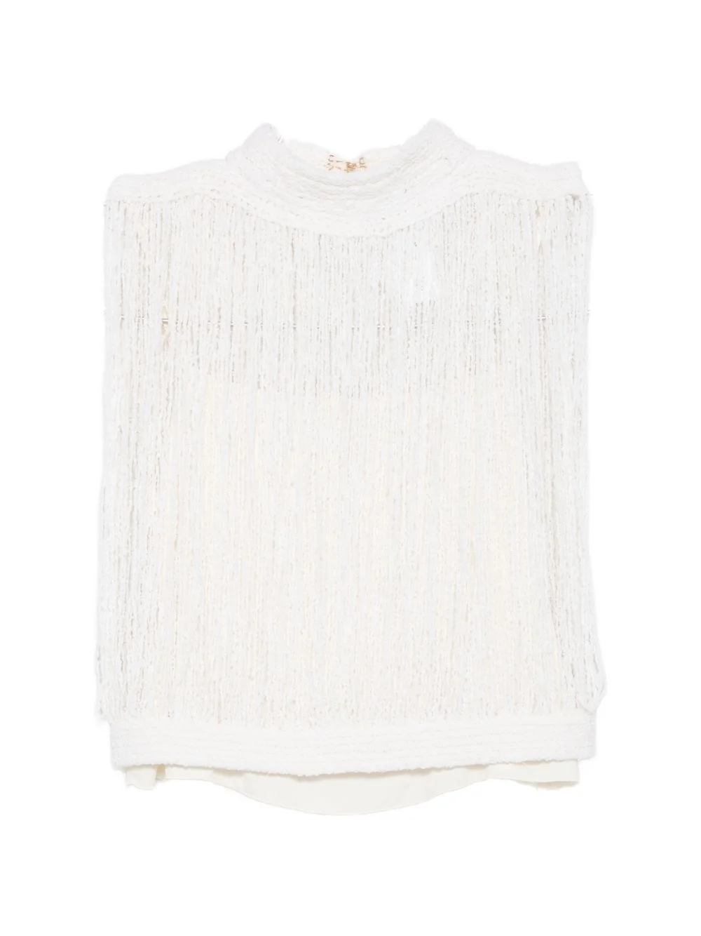 Wool and silk blend top - 1