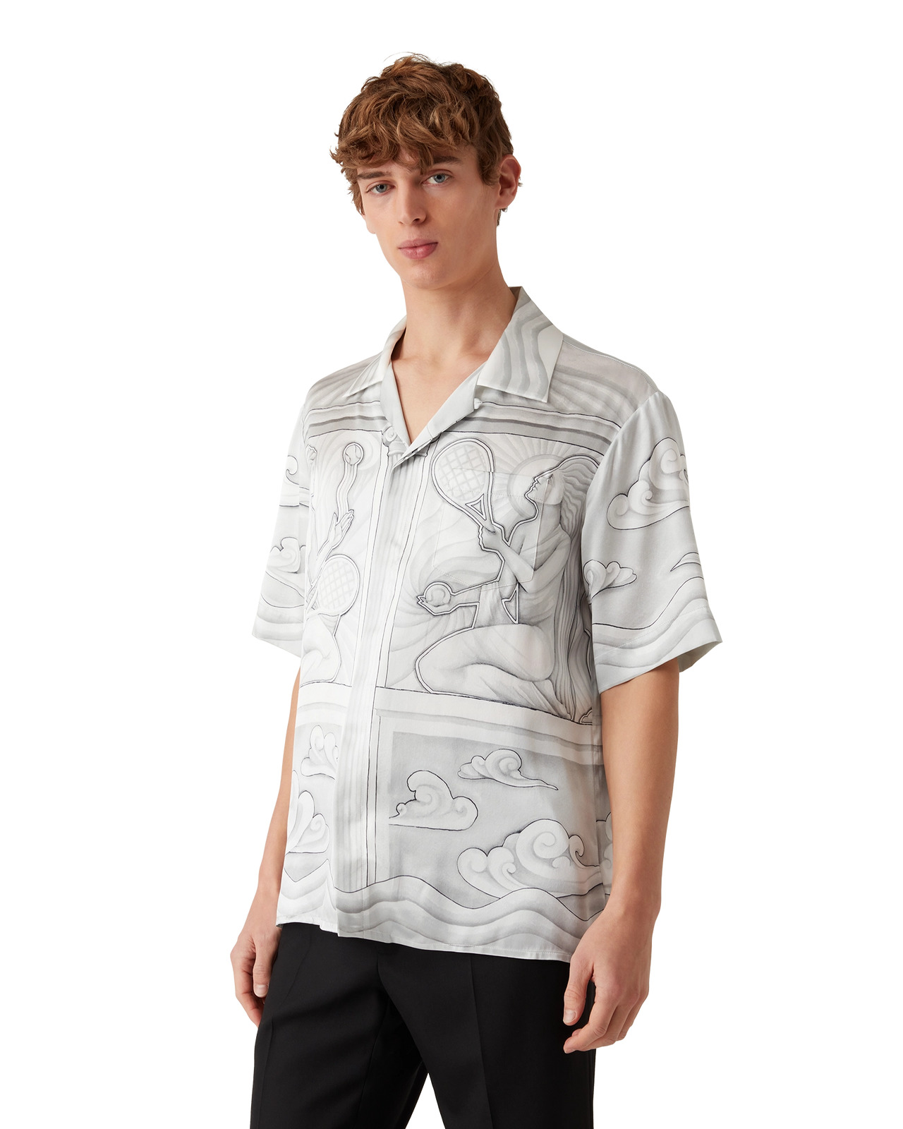 Sacred Stone Silk Shirt | Casablanca Paris - 4