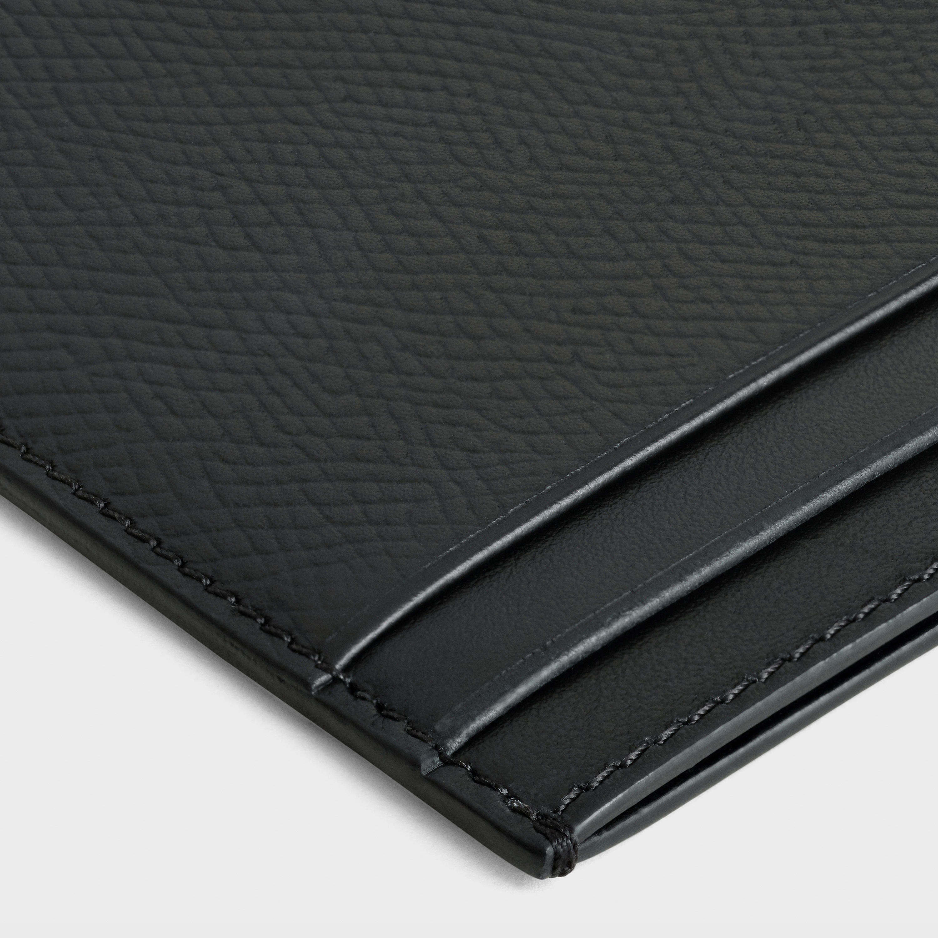 MULTIFUNCTION CARD HOLDER IN GRAINED CALFSKIN - 4