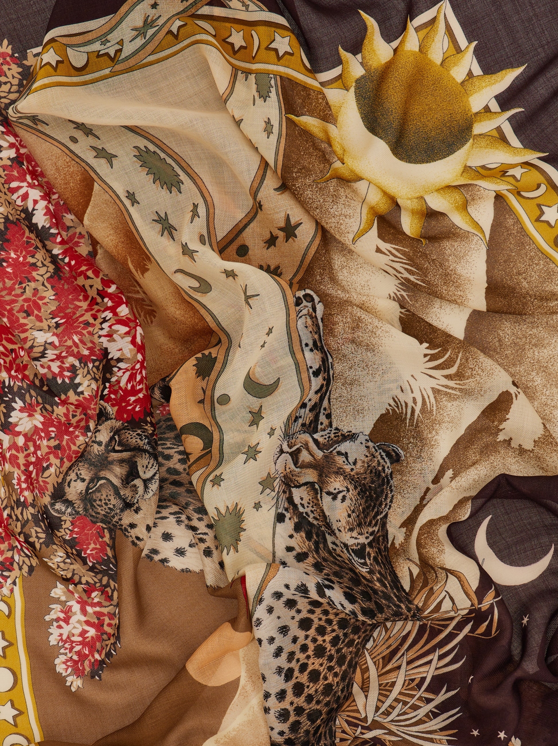 Day & Night print shawl - 4