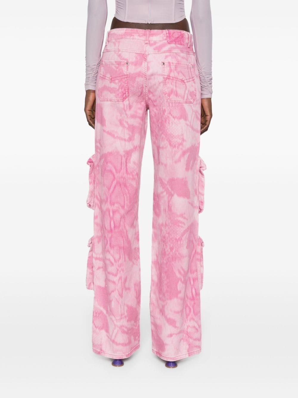 ChinÃ© camouflage-print cargo jeans - 4