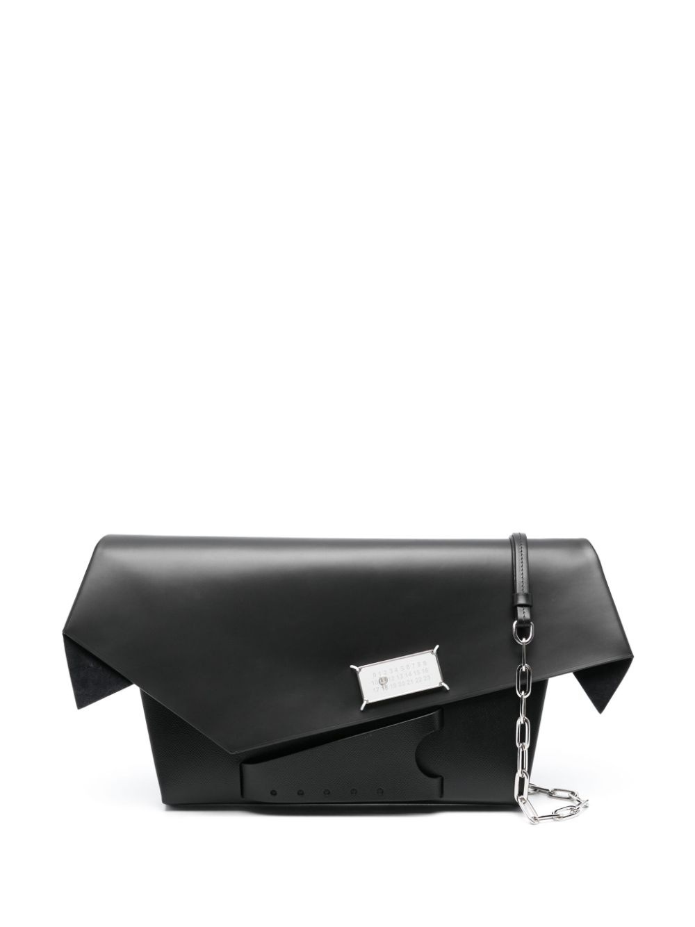 medium Snatched Classique leather clutch bag - 1