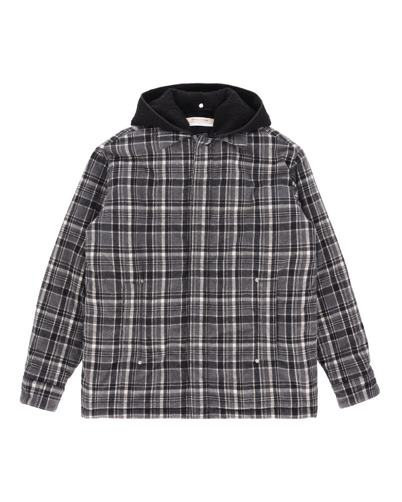 HOODED PLAID JACKET 1