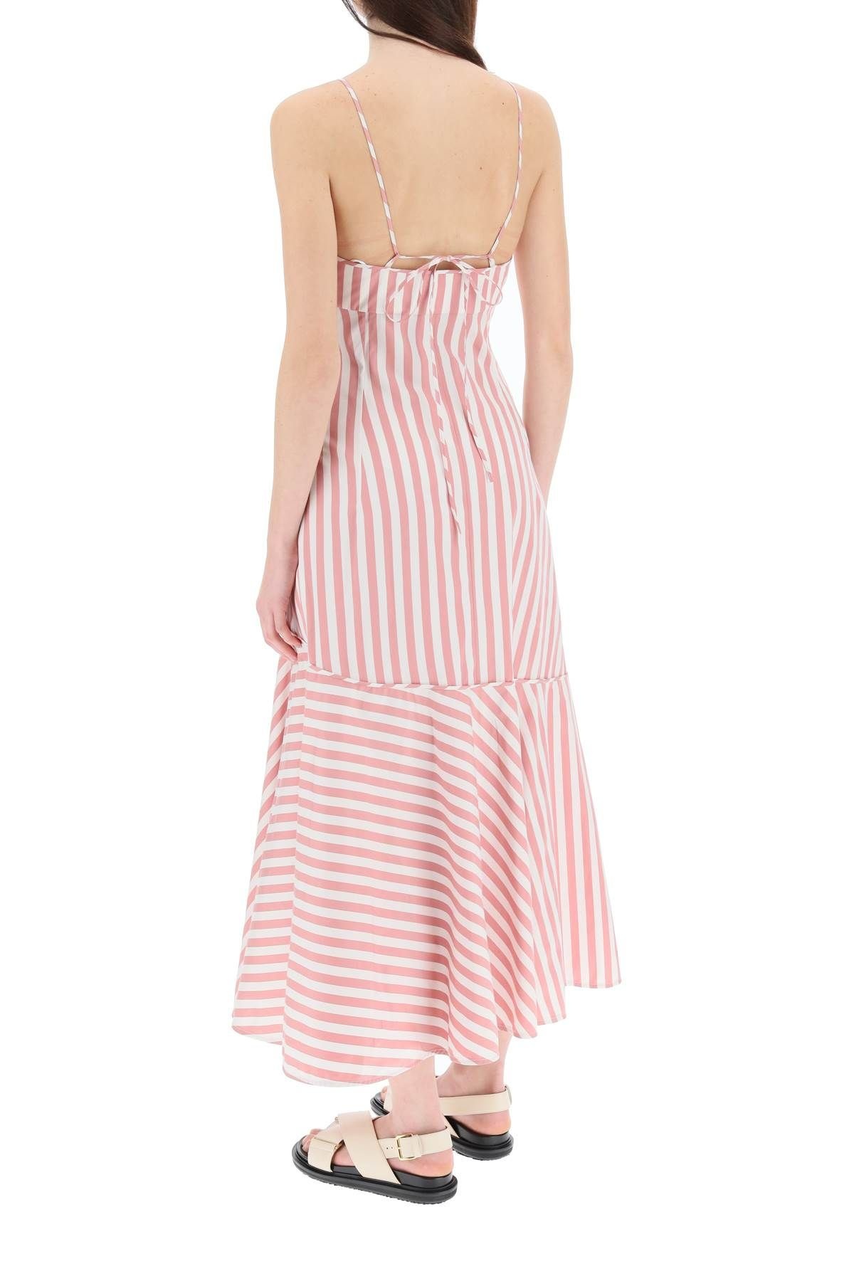 STRIPED COTTON DRESS - 4