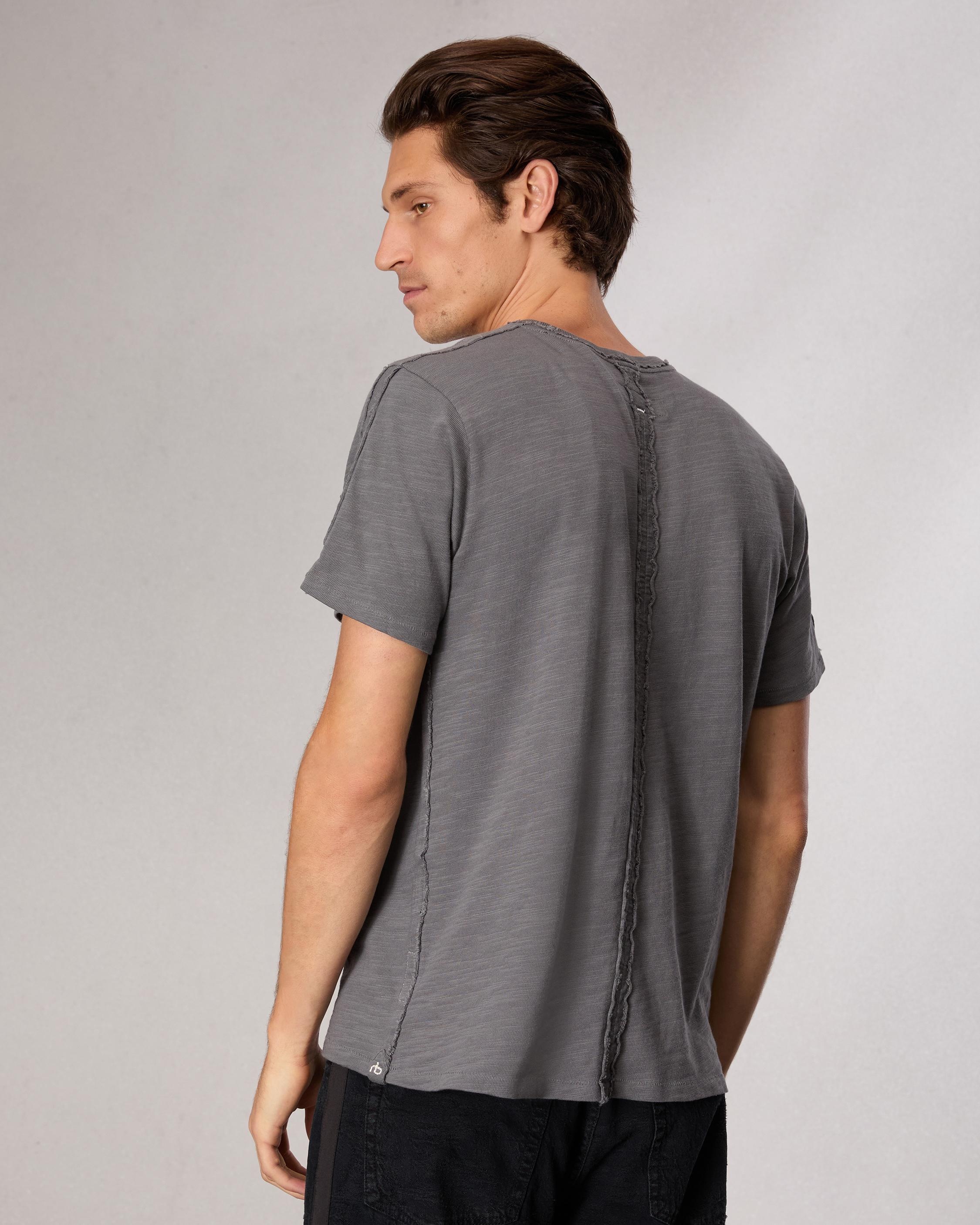 Raw-Edge Flame Tee - 5