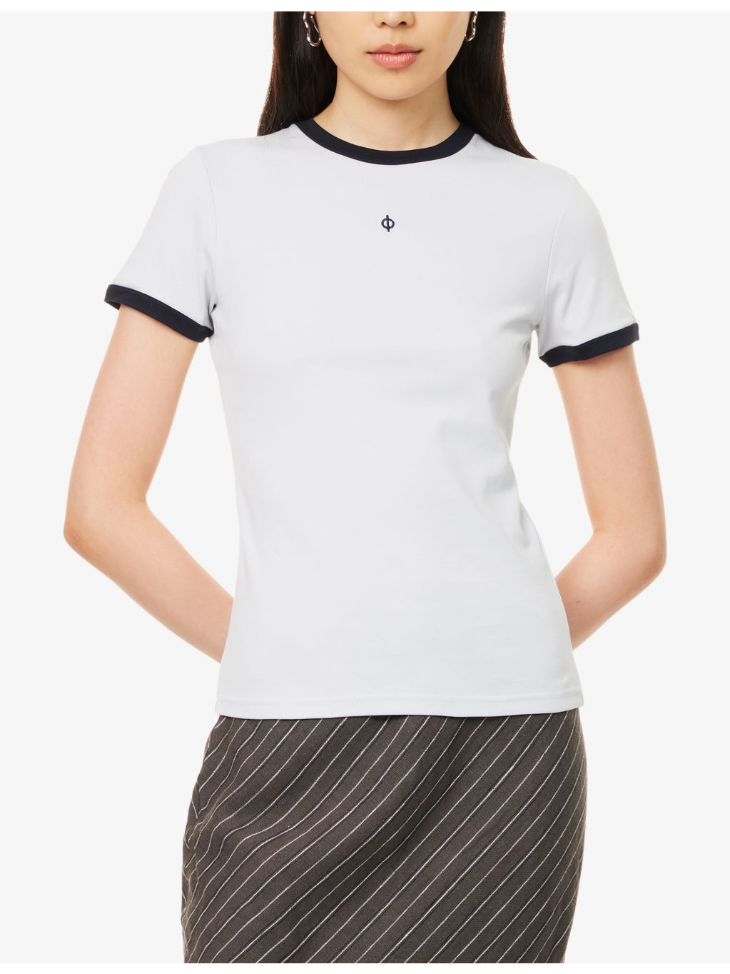 Sabond Round-Neck Cotton-Jersey T-Shirt - 3