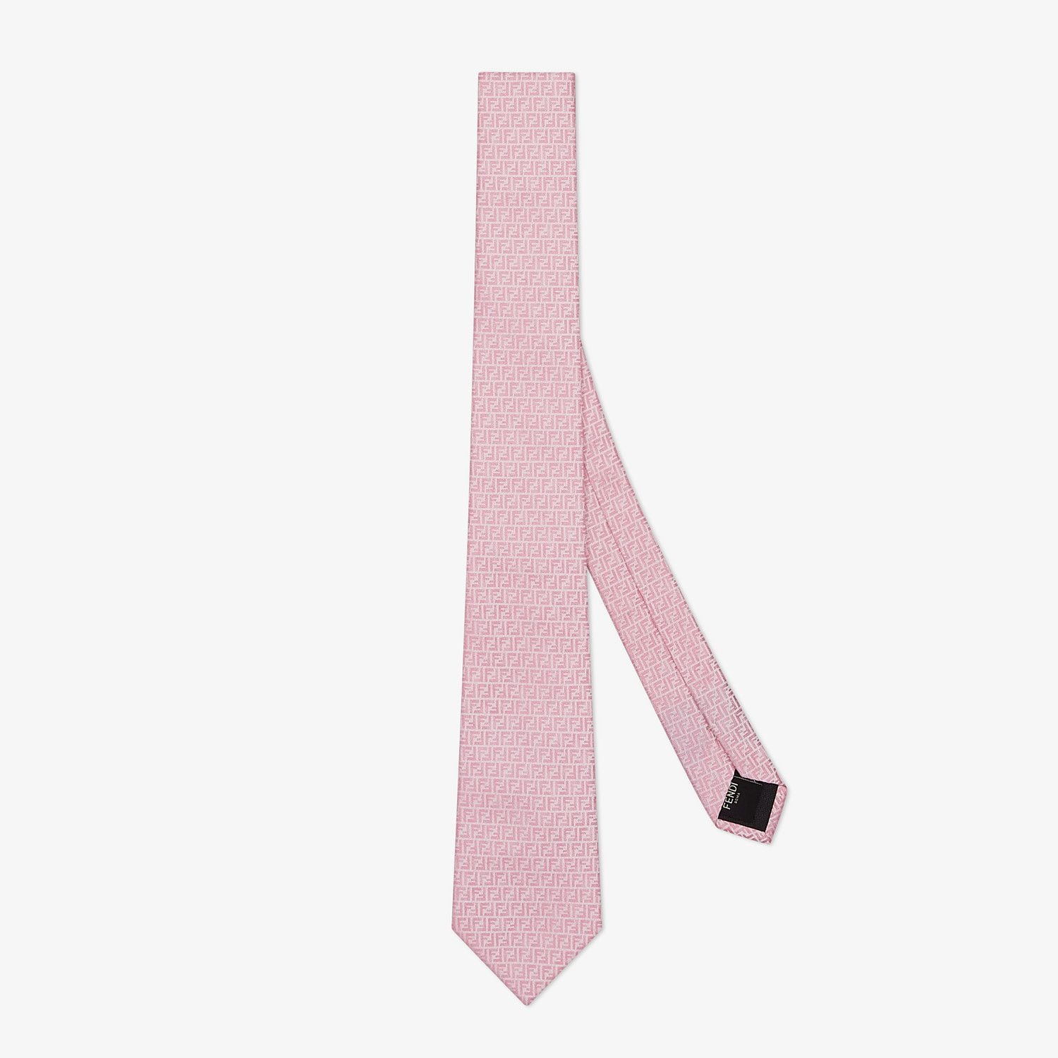 Pink silk tie - 1