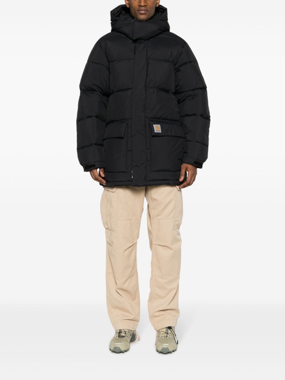 garment-dyed cargo trousers - 2