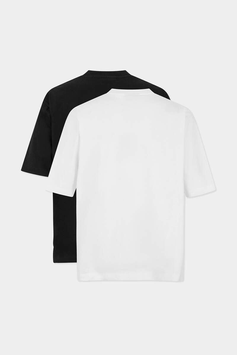 DSQUARED2 INSIDE OUT LOOSE FIT T-SHIRT TWIN PACK outlook