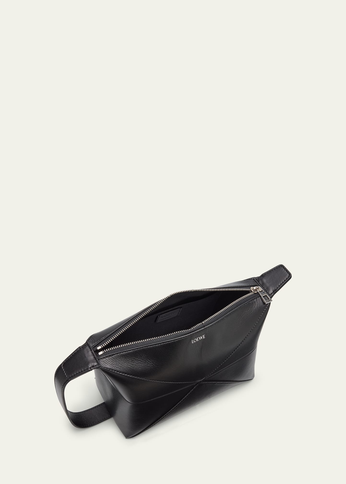 Men's Puzzle Fold Leather Toiletry Bag - 3