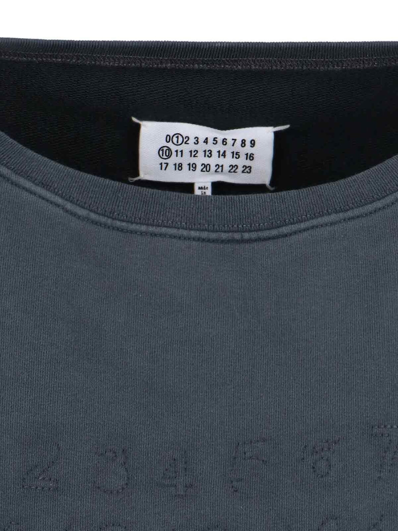 Maison Margiela LOGO CREWNECK SWEATSHIRT outlook