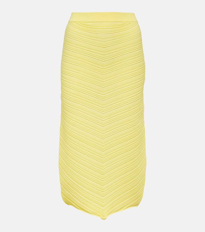 Cotton-blend maxi skirt - 1