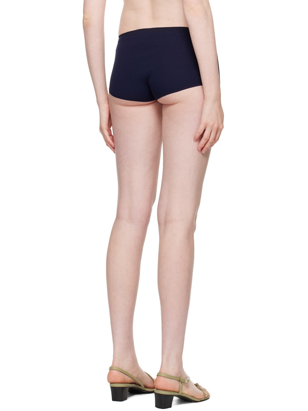 Navy Cherry Boy Shorts - 3