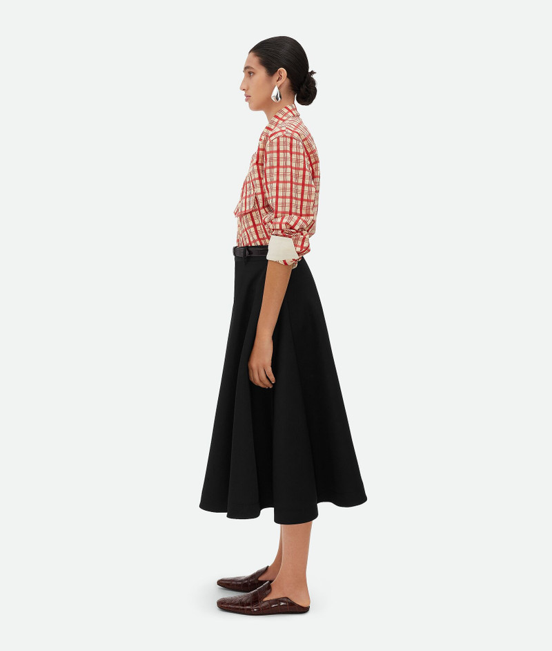 Bottega Veneta Wool Grain De Poudre Skirt outlook