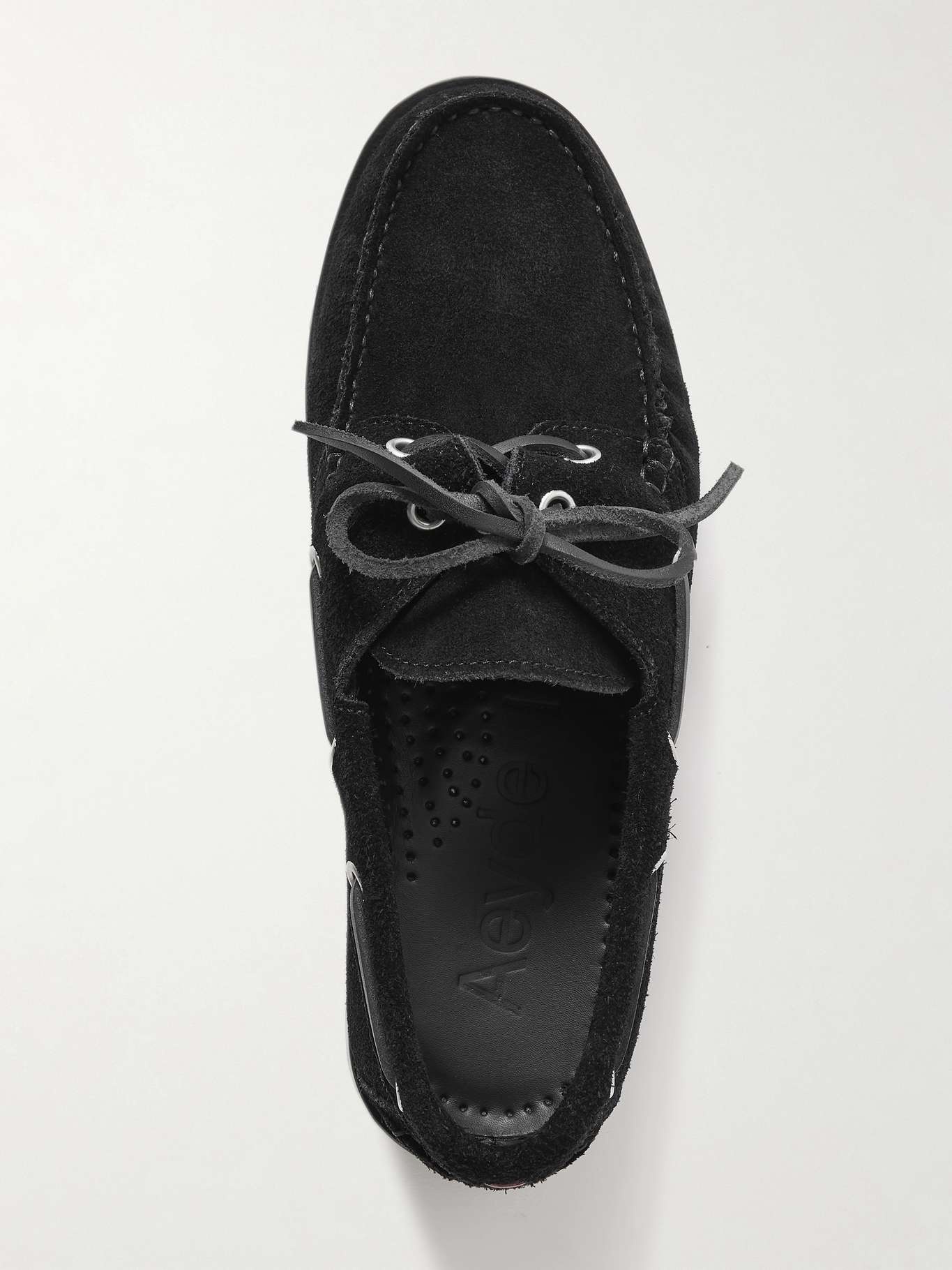 Harris suede boat shoes Black - 5