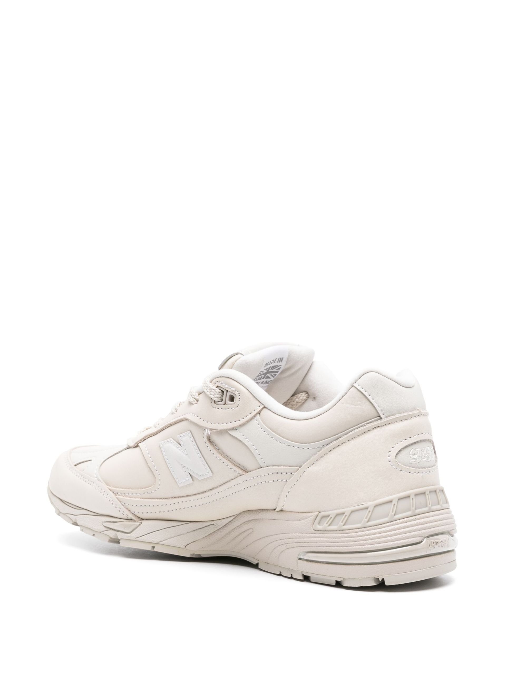 Neutral 991 Leather Sneakers - 3