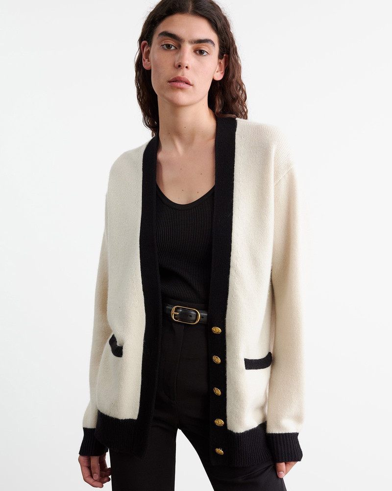 NILI LOTAN Neshat Cashmere Cardigan outlook