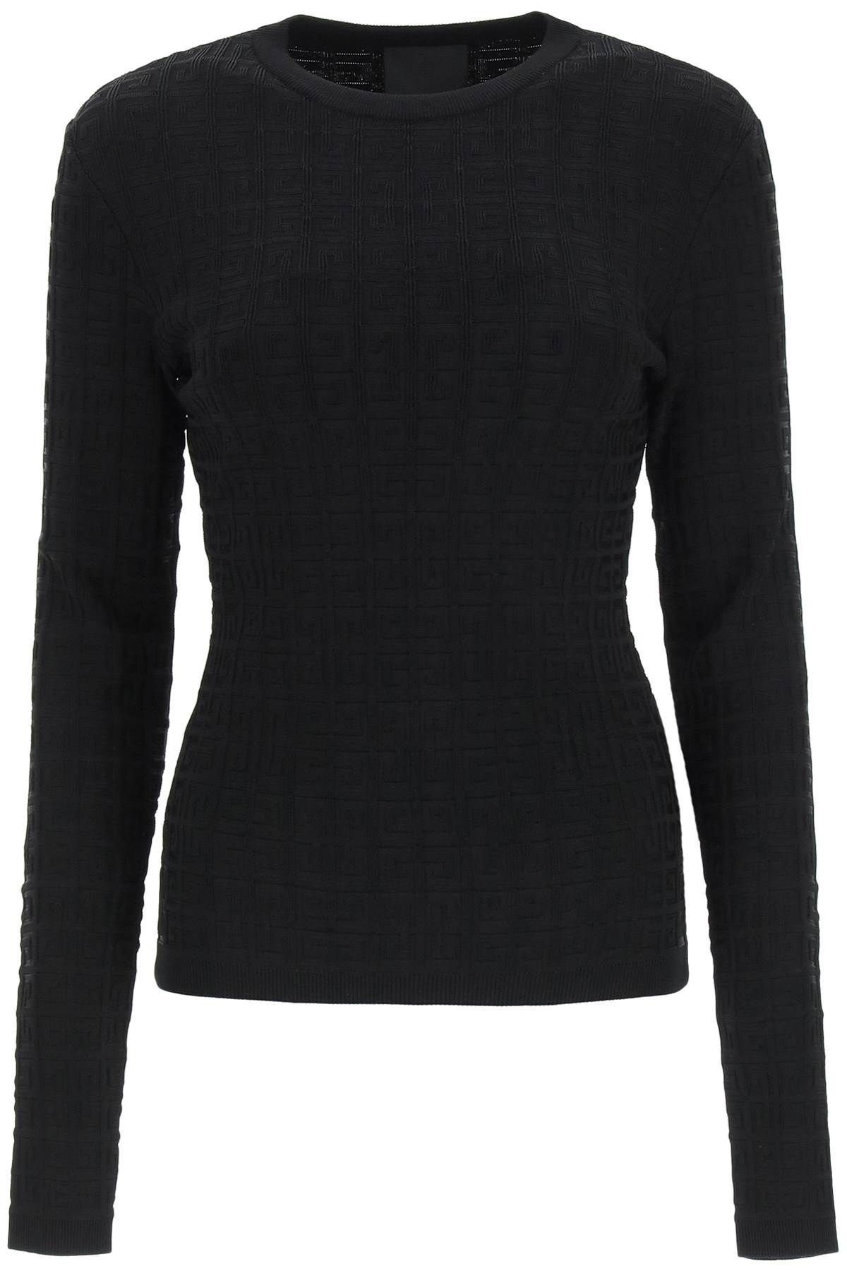 4G JACQUARD KNIT TOP - 1